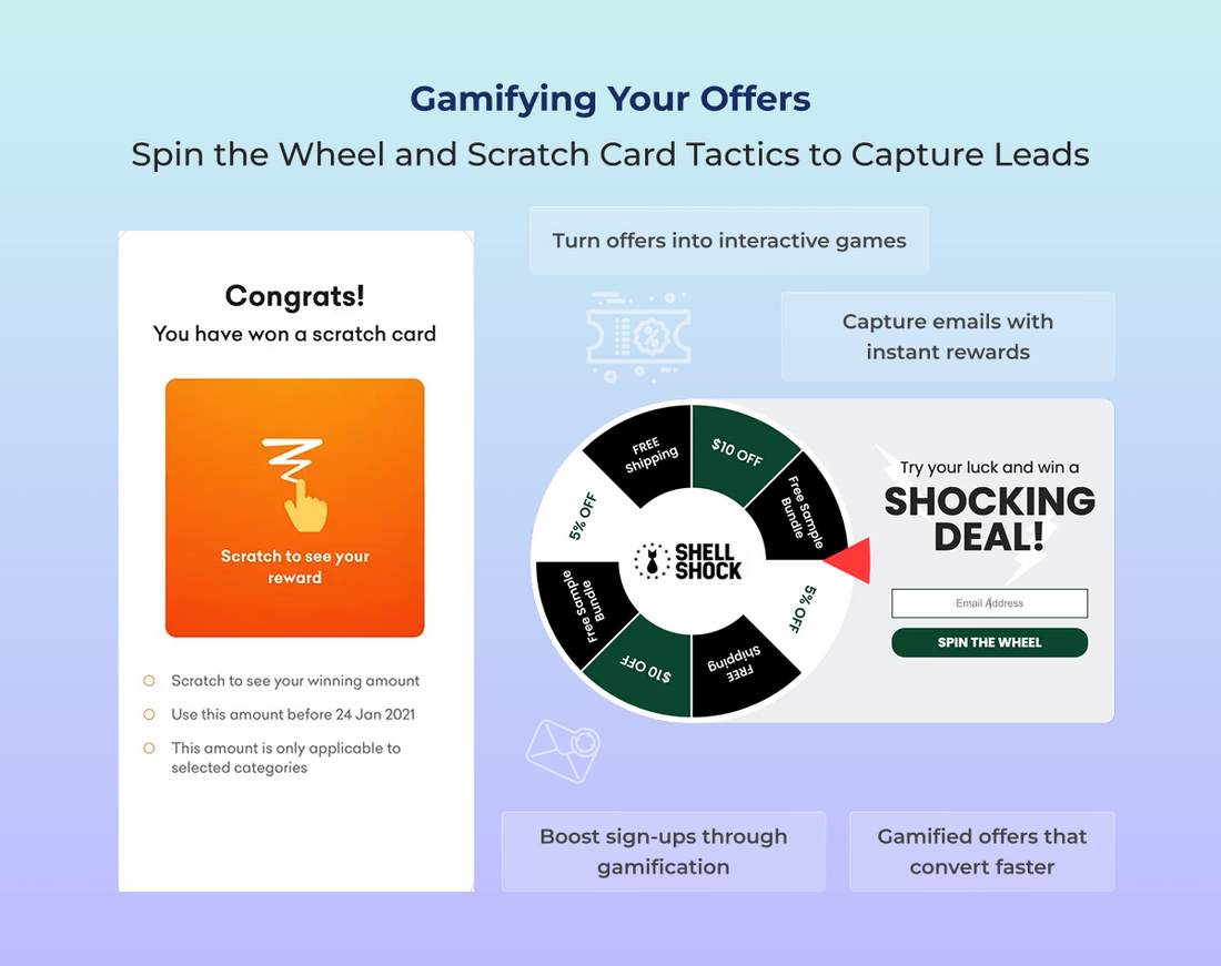 Gamifying Your Offers: Spin the Wheel and Scratch Card Tactics to Capture Leads