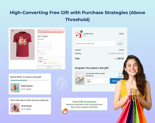 High-Converting Free Gift with Purchase Strategies (Above Threshold)